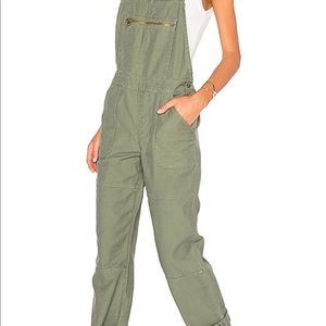 levi's surplus overalls green